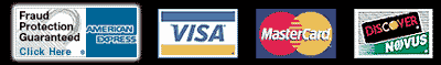 We accept Visa cards